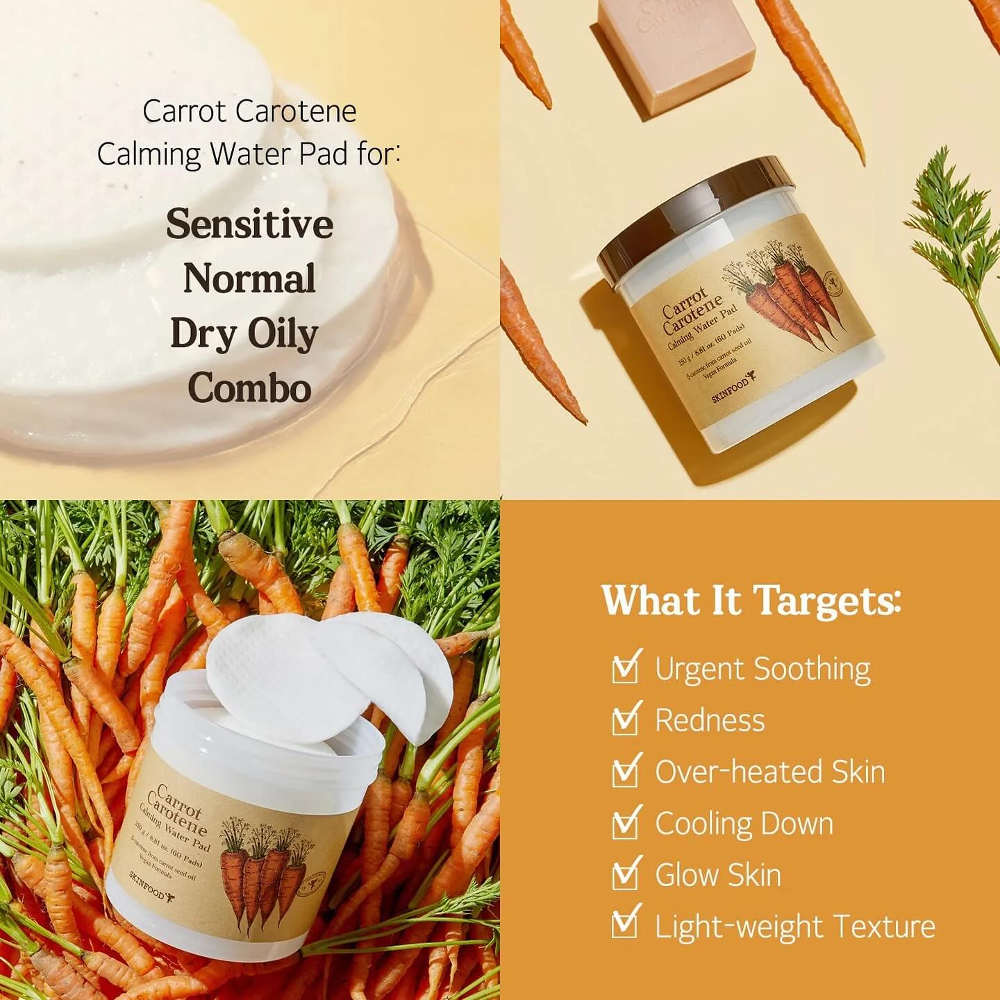 SKINFOOD - Carrot Carotene Calming Water