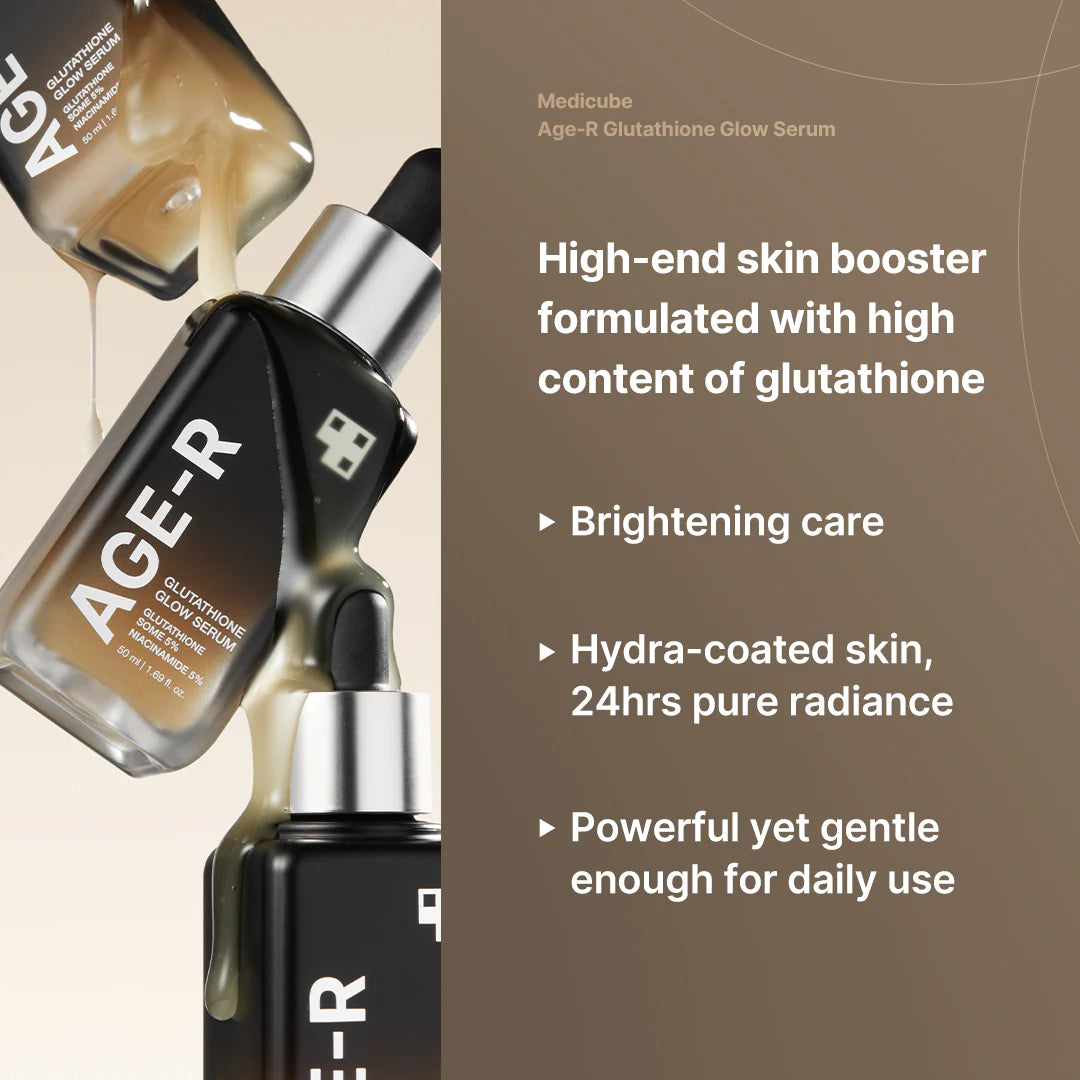 Medicube Age-R Booster Pro (FREE 2 FULL SIZE GLUTATHIONE GLOW SERUM)