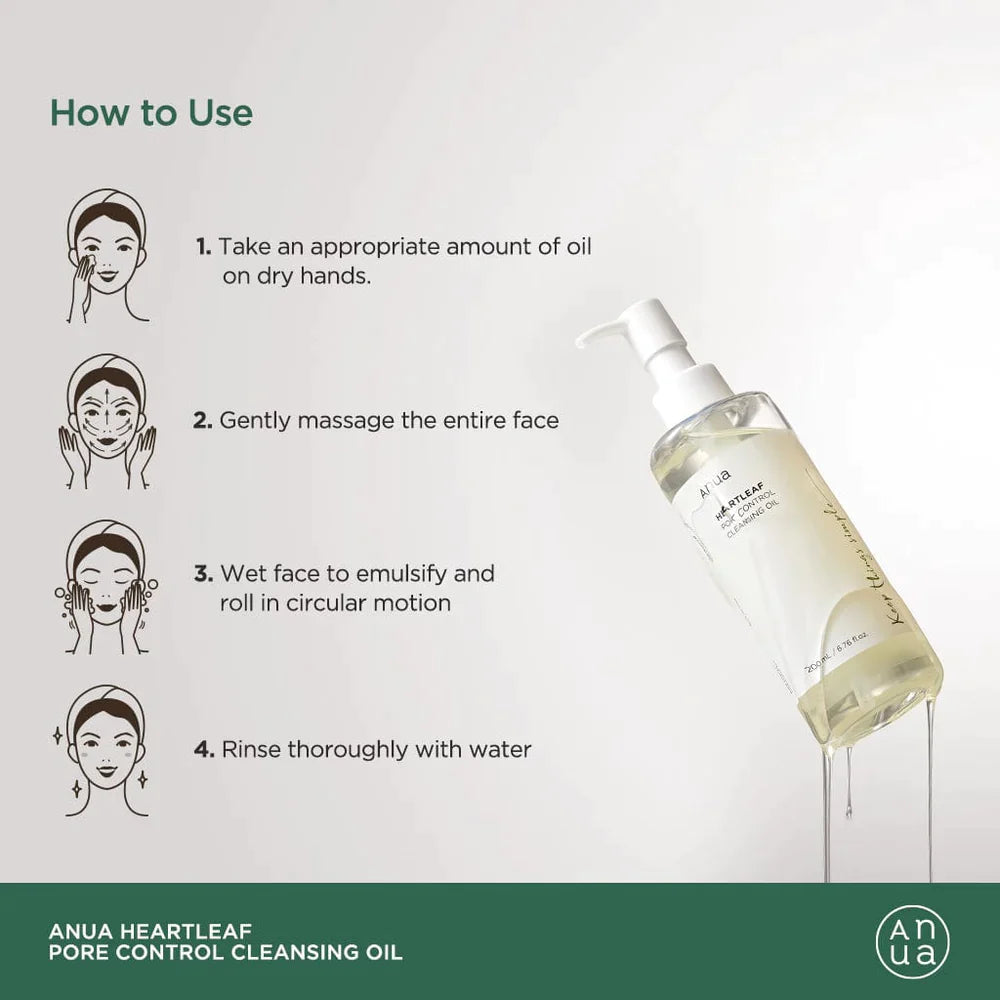 ANUA Heartleaf Pore Cleansing Oil